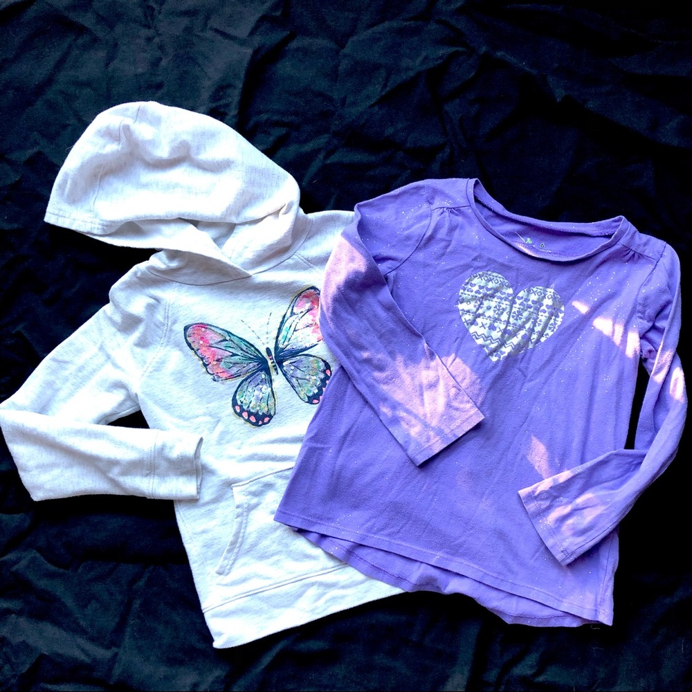Size 6 Girls Long Sleeve Shirts Bundle